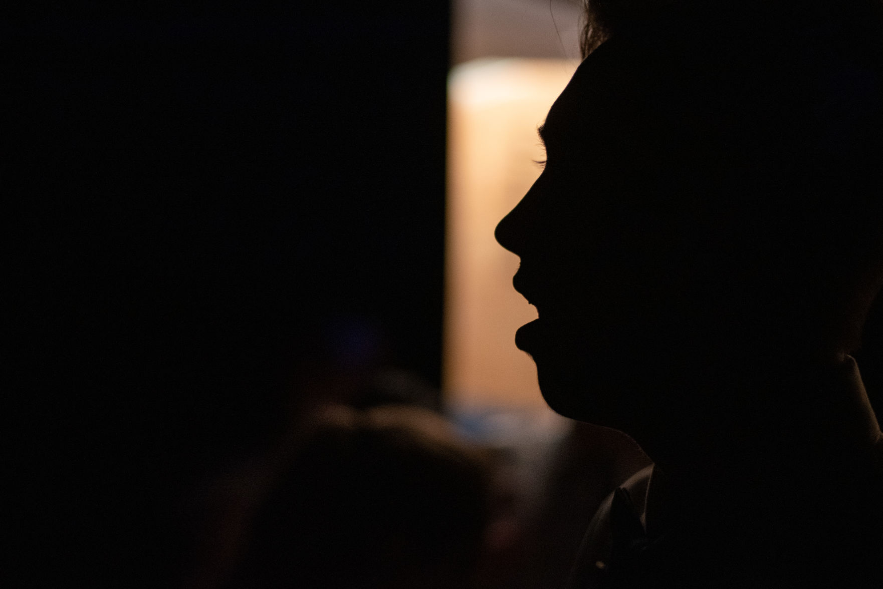 A cast member of A GentlemanÕs Guide to Love and Murder stands backstage before the rehearsal starts on Wednesday.